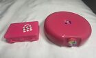 VINTAGE 90s CABOODLES MINI MAKE-UP JEWELRY CASE TWO-SIDED And Cosmetic Case Lot