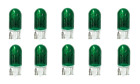 10x 194 Green T10 Wedge Car Mini Bright Light bulb W5W 5050 2825 158 192 168 LOT