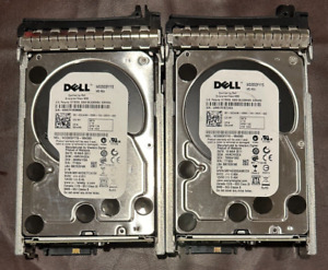 DELL 02G4HM 2TB HDD WD2003FYYS-18W0B0 w/ Trays & SATA/SAS Inteposer - Lot of 2