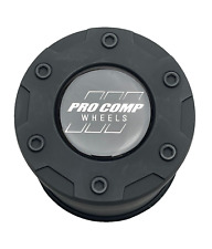 Pro Comp Flat Black Push Thru Wheel Center Cap 8515042 Resin Logo