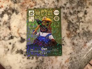 DON 112 Animal Crossing Amiibo Authentic Nintendo Mint Card From Series 2