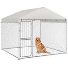 7.5 x 7.5FT Outdoor Pet Dog Run House Kennel Cage Enclosure with Cover Playpen