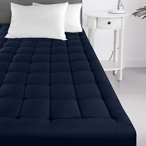 Quilted Fitted Mattress Topper Stretches Up to 16 Inches Deep Utopia Bedding