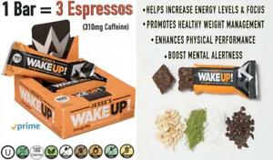 Jesse's WakeUP Nutrition Energy Bars: Gluten Free Snack Bars 310mg of...