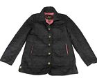COACH Women’s Quilted Signature Logo Black & Pink Jacket Size XS