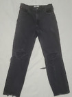 Abercrombie & Fitch Womens 90s Straight Ultra High Rise Jeans Black Size 28/6S