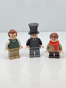 LEGO Christmas Minifigure Set Ebenezer Scrooge, Tiny Tim & Bob Cratchit Set Of 3