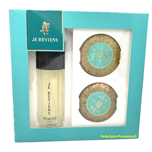 JE REVIENS WORTH Gift Set Perfume for Women Spray New in box