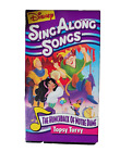 Disney Sing Along Songs Hunchback of Notre Dame Topsy Turvy toy story VHS Tested