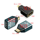 Mini Micro hdmi Male to hdmi Female Converter HD Adapter Audio Video Cable Plug