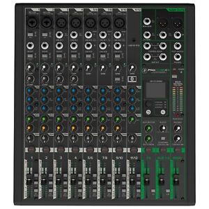 Mackie ProFX12v3+ 12-Channel Analog Mixer with Enhanced FX, USB, and Bluetooth