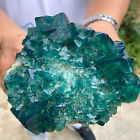 1.38LB Natural super beautiful green fluorite crystal mineral healing specimen