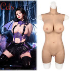 Silicone Full Body Suit Breast Forms Transgender Crossdresser C/E Cup