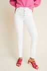 NWT CITIZENS OF HUMANITY ROCKET WHITE SCULPT EXPOSED FLY SKINNY JEANS 27