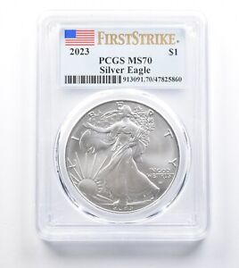 New ListingMS70 2023 American Silver Eagle - First Strike - Graded PCGS *676