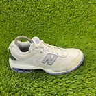 New Balance 806 Womens Size 8 White Purple Athletic Running Shoe Sneakers WC806W