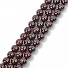 Natural Red Garnet Smooth Round Beads 2mm 4mm 6mm 8mm 10mm 12mm 15.5