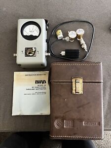 Vintage Bird Model 43 RF Directional Thruline RF Portable Power Wattmeter.