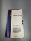 1960 American Airlines Ticket Passenger Coupon & Baggage Charges Booklet