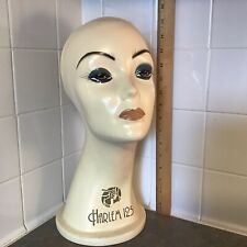 Vintage Female Mannequin Head. Hat Stand. Wig Stand. Deco Look 15”