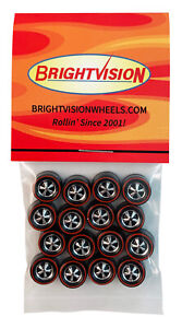16 Brightvision Redline Wheels - 16 Medium Deep Dish Bright Chrome Style