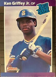 1989 Donruss KEN GRIFFEY Jr Rated Rookie #33 Mariner’s