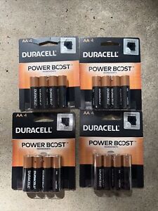 4Duracell Aa4 16 Batteries Alkaline New