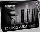 New Shure DMK57-52 Drum Mic Kit Authorised Dealer Make Offer Buy It Now!