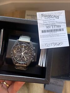 omega x swatch moonswatch mission to mercury NEW W/ Box And Papers