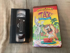 Taz’s Jungle Jams VHS Video Tape Looney Tunes Warner Bros Tested & Works