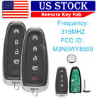 2 For 2013 2014 2015 2016 2017 Ford Escape Smart Prox Remote Key Fob M3N5WY8609 (For: Ford)