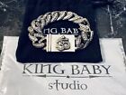 $3880 King Baby Studio RARE Sterling Silver Ohms Bracelet