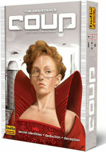 Coup - The Dystopian Universe Strategy Card Game by Indie Boards & Cards- NEW
