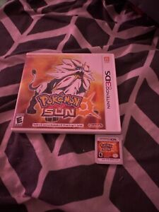 Pokemon Sun Nintendo 3DS Game With Case Authentic Tested Working