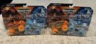 MONSTER JAM Fire and Ice Grave Digger & El Toro Loco AND Max-D & Dragon Lot 2