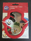 Wilton Comfort Grip Stainless Cookie Cutter SNOWMAN HAT Christmas Winter RED 4