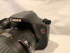 Immaculate condition Canon EOS Trebel T3i camera with 100mm macro lens 