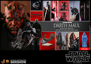 Hot Toys Star Wars 1/6 Darth Maul with Sith Speeder DX17 NEW! US Seller Fast Shi