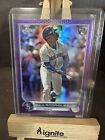2022 Topps Chrome Update Julio Rodriguez Purple Refractor Rookie Card RC #USC150