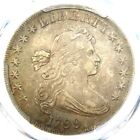 1799 Draped Bust Silver Dollar $1 Coin - Certified PCGS AU50 - $7,500 Value!