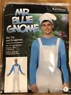 Men’s Adult Blue Smurf -Like Garden Gnome Halloween Cosplay Costume Size Large
