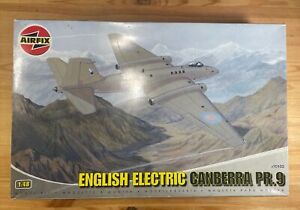 English Electra Canberra PR.9 1/48 Scale Airfix Unassembled Kit#A10103  W/ Aires