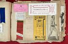 Great Early 1900's University of Chicago Scrapbook Tickets Photos Baseball Track
