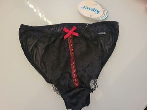 NOS Vintage KAYSER Shiny Lace Bikini Panties Size 5