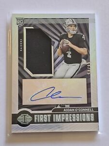 New ListingIllusions Aiden Oconnell First Impressions RPA /99 Rookie Patch Auto SP Raiders