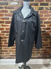 LONDON FOG Black Clasp Front Trench Coat with Hood, Women's XL