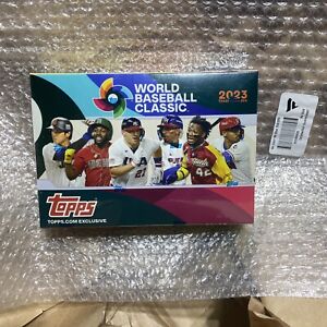 2023 Topps WBC World Baseball Classic Hobby Box - 1 Auto - Factory Sealed