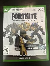 Fortnite Transformers Pack Xbox Series X|S Code Used