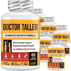 Doctor Taller by NuBest, Vegan Supplement For Kids (8+) & Teens - Pack 6
