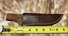 8 Inch Normal Hand Made Pure Leather Sheath For Fixed Blade Knife Eagle Embossed